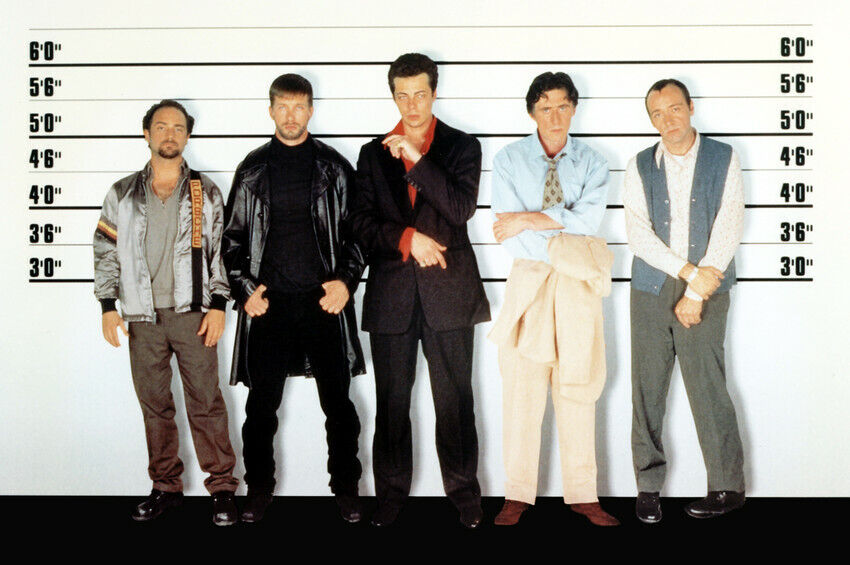 The Usual Suspects Kevin Spacey cast classic police line up scene 24x36 Poster