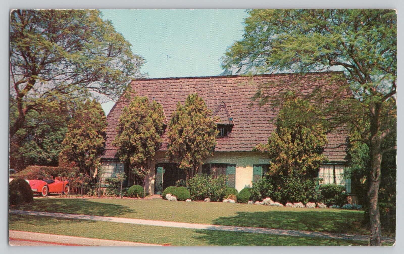 Home of Marilyn Monroe Beverly Hills CA Vintage Postcard