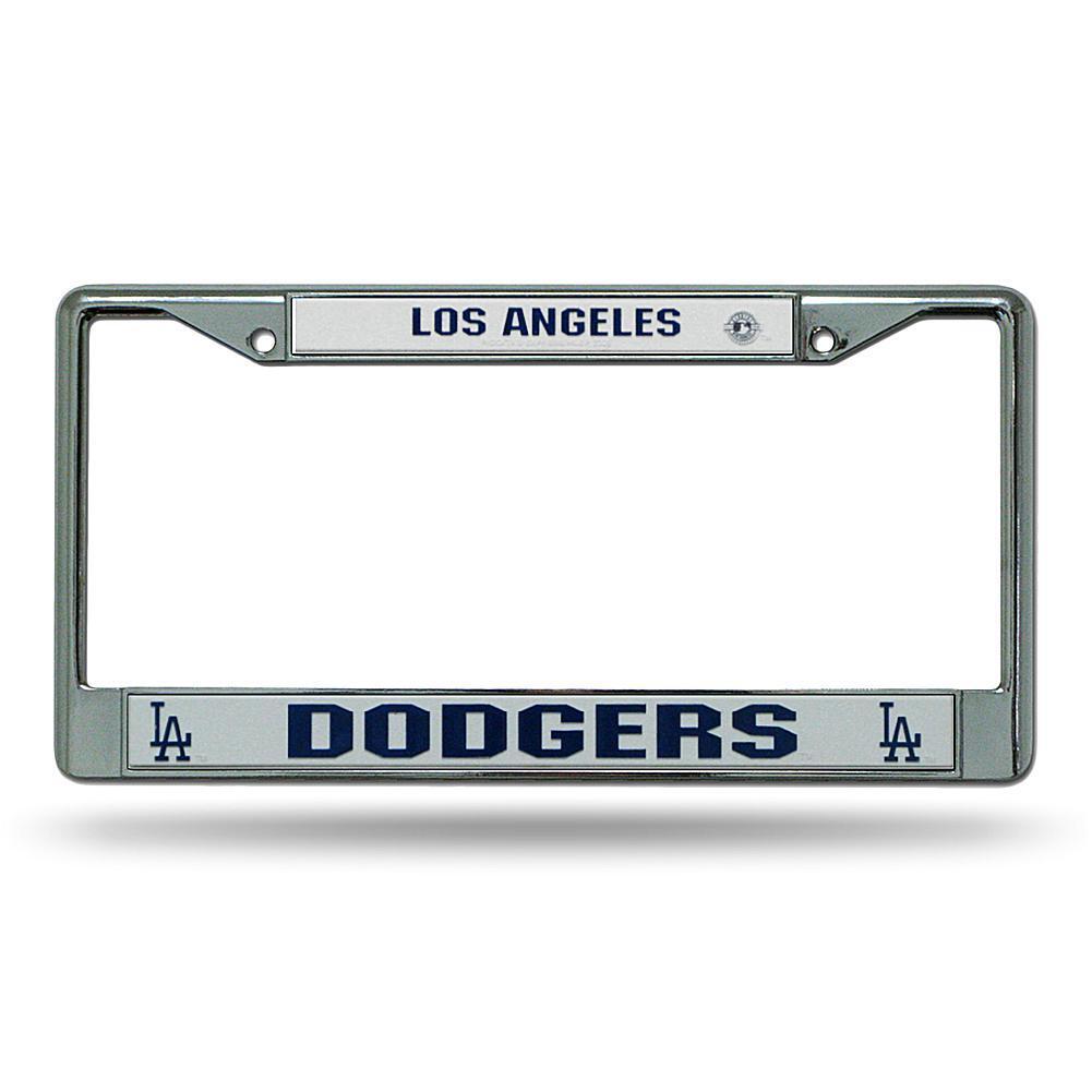 Los Angeles LA Dodgers MLB Baseball Chrome Auto Car License Plate Frame