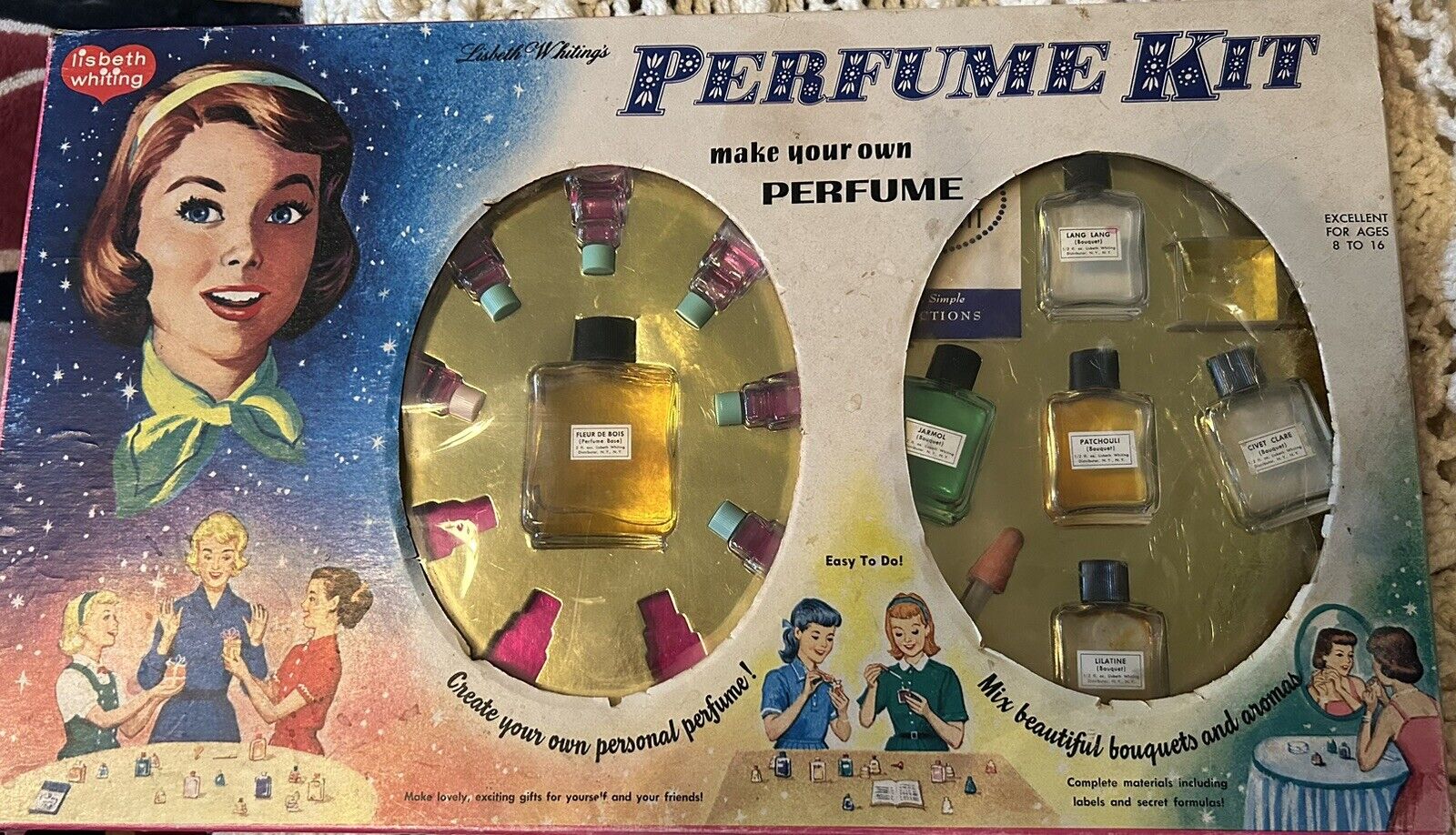 Vintage Rare Lisbeth Whiting Perfume Kit #300:298