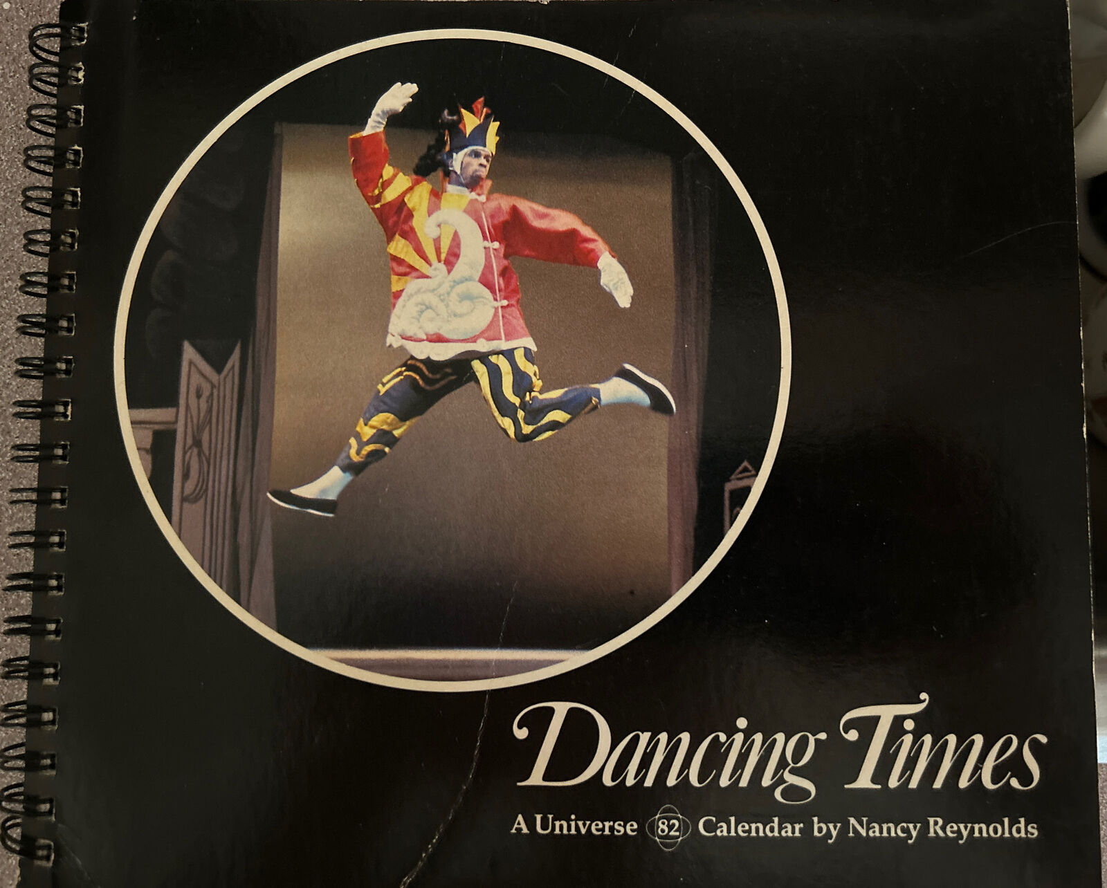 Vtg Dancing Times A Universe 1982 Calendar/Notes by Nancy Reynolds, Clean Pages