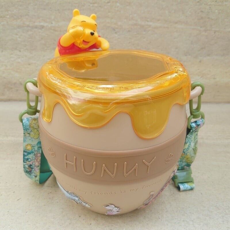 Tokyo Disney Resort Limited Winnie the Pooh Popcorn Bucket 2022 honey Used