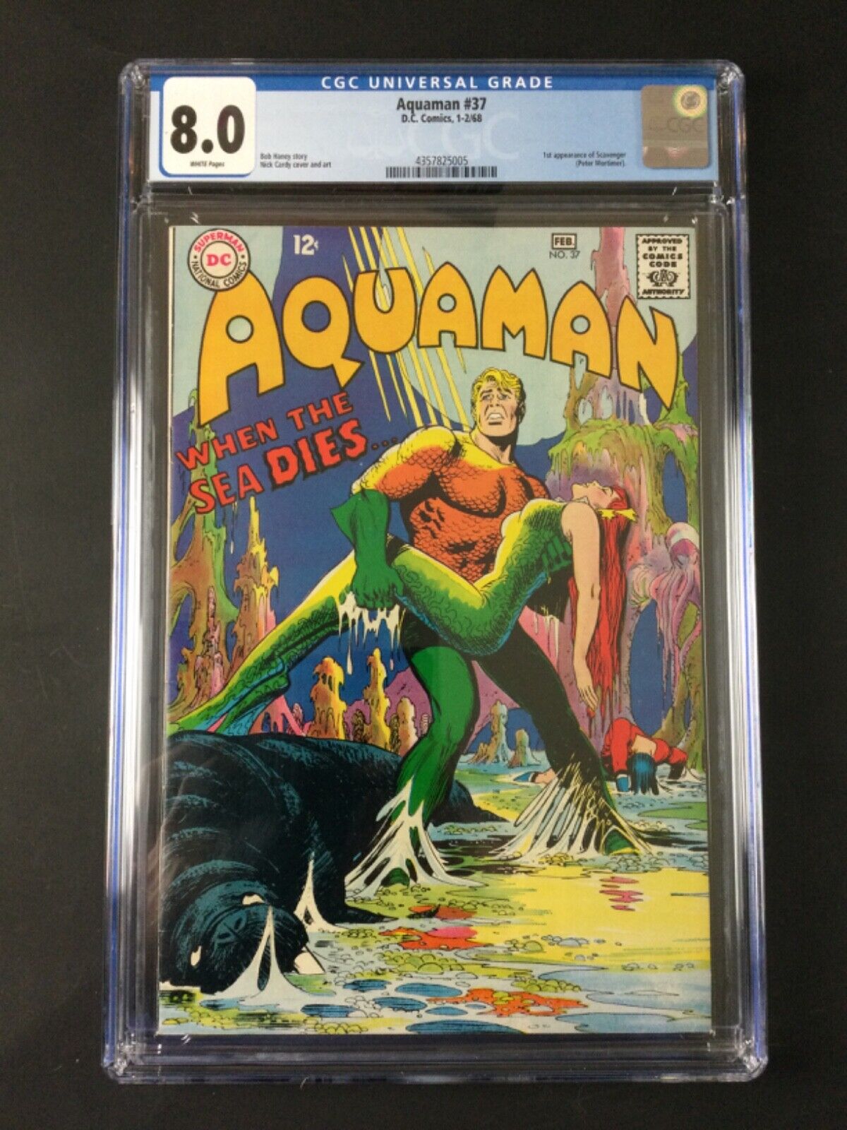Aquaman #37 (1962): NEW CGC 8.0 1st Appearance of Scavenger Silver Age DC