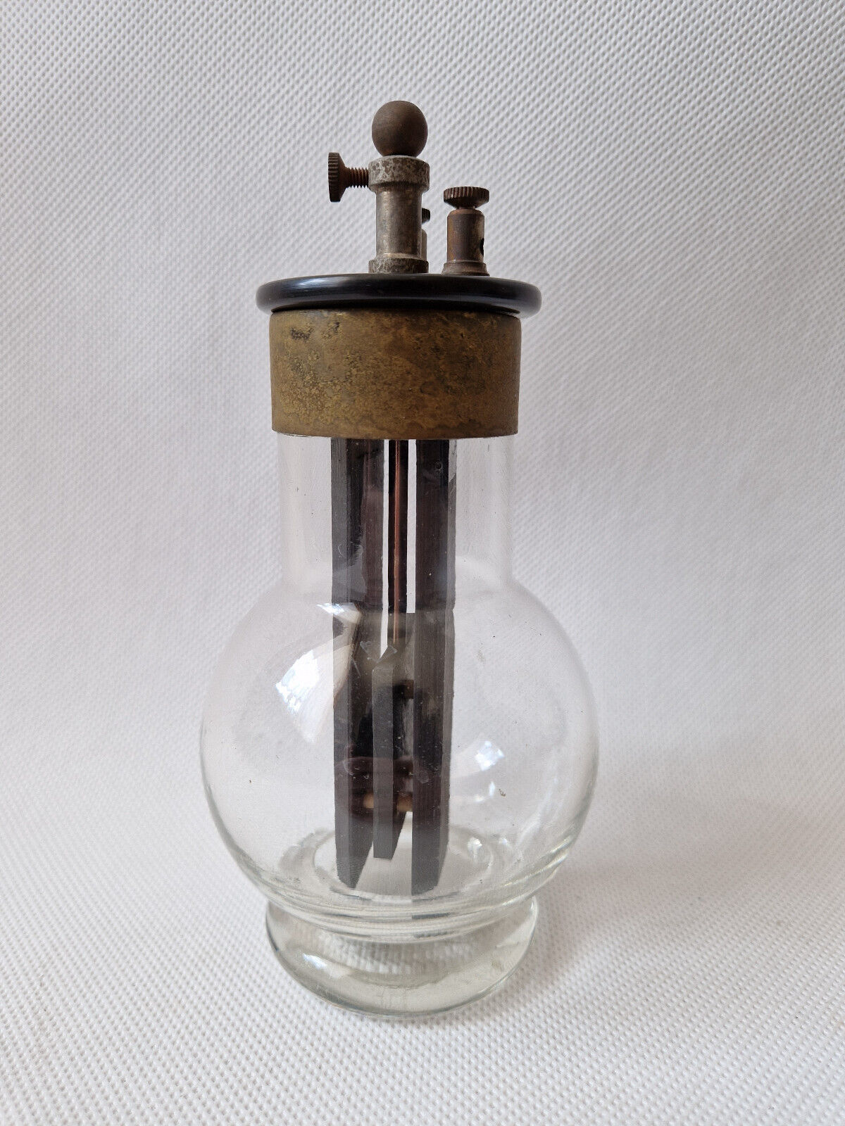 Antique Grenet Poggendorf Cell Glass Battery used on Edison Phonograph Telegraph