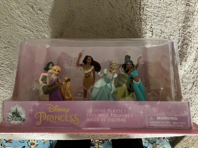 Disney Princess 6 Pc Figurine Set
