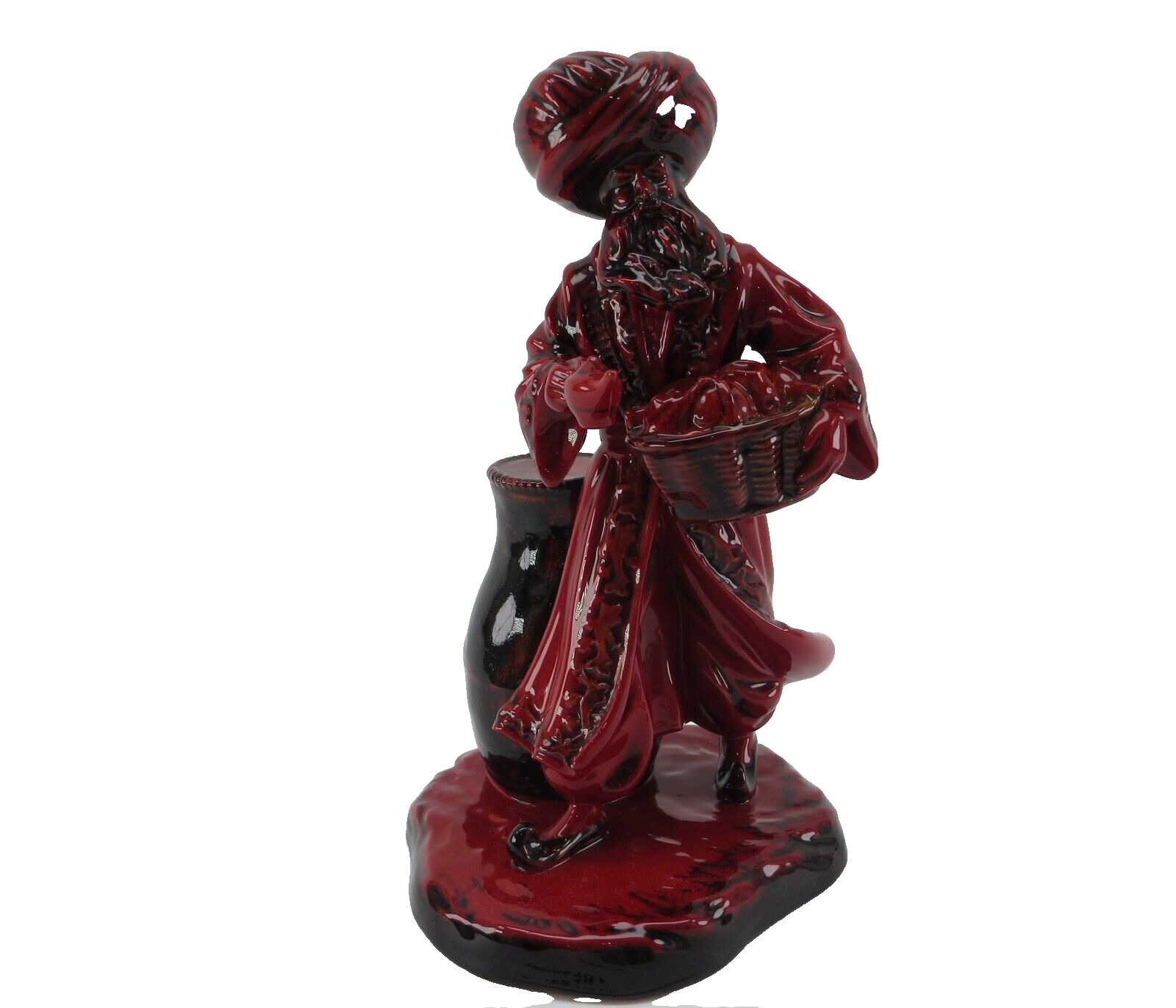 Royal Doulton Red Flambé THE LAMP SELLER HN3278 Figurine - RARE ONE RIGHT HERE