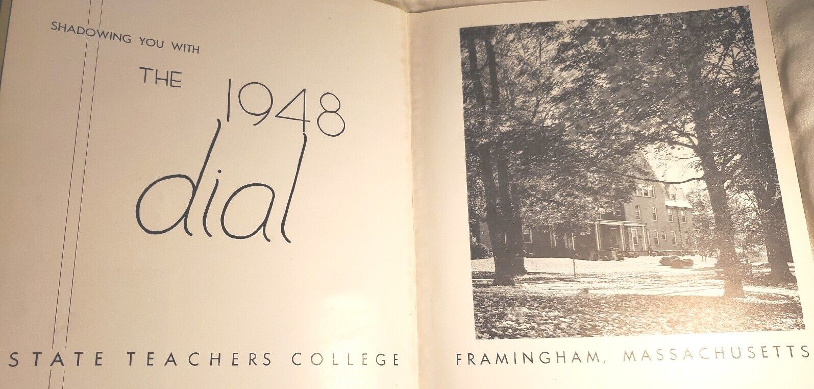 Yearbook 1948 State Teachers College Framingham Massachusetts \