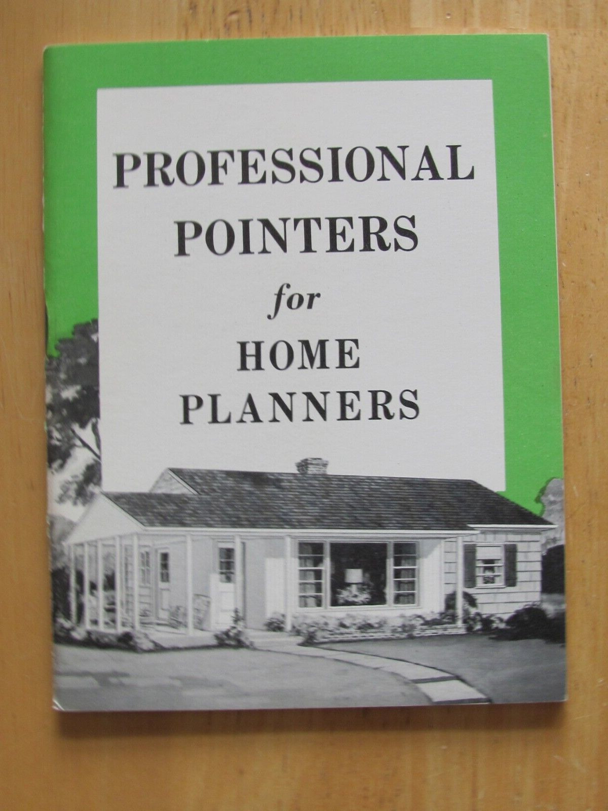1953 Booklet Professional Pointers for Home Planners Weyerhaeuser Lumber