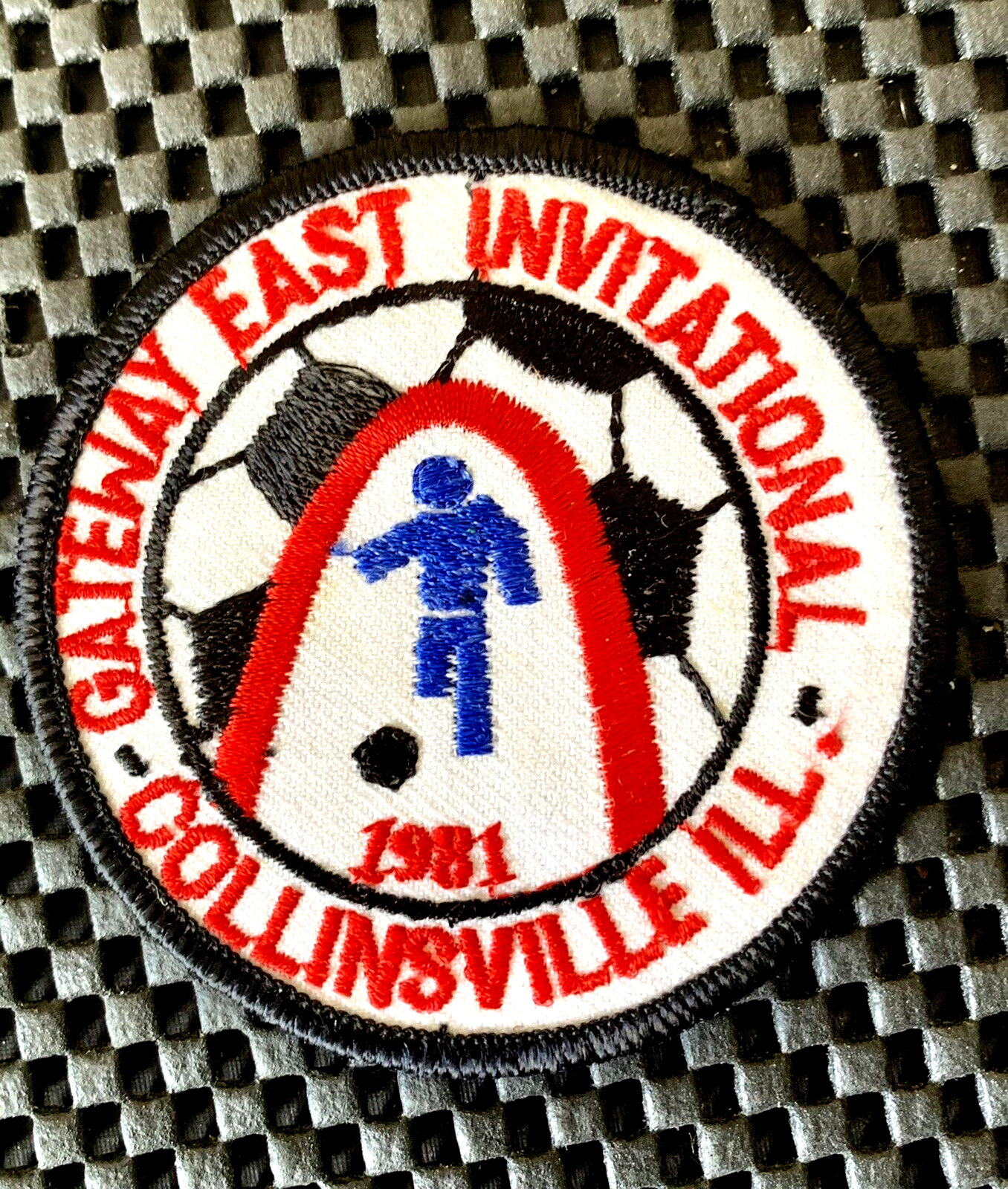1981 GATEWAY EAST INVITATIONAL SEW ON ONLY PATCH COLLINSVILLE ILL SOCCER 3\