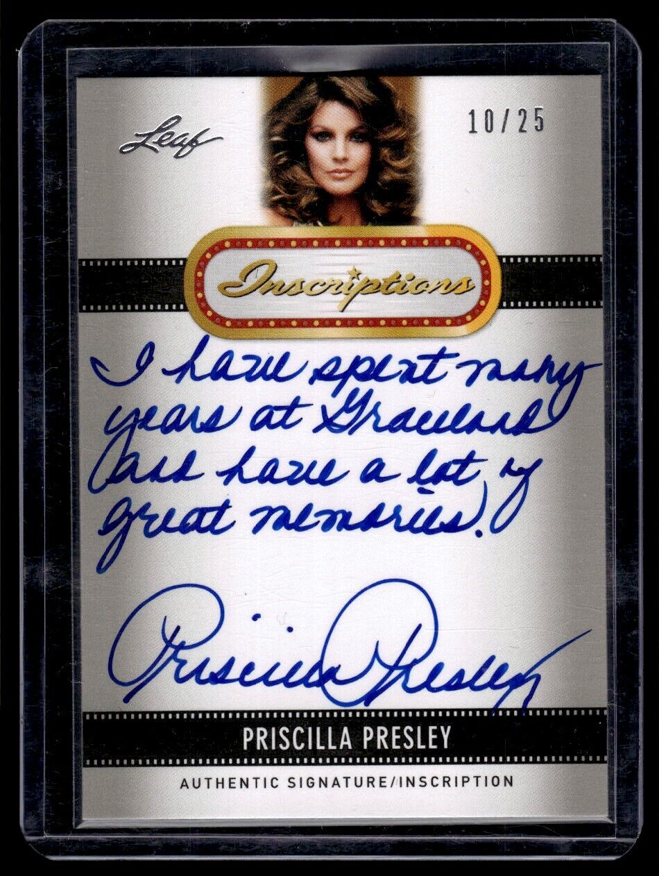 Priscilla Presley 2012 Leaf Elvis \