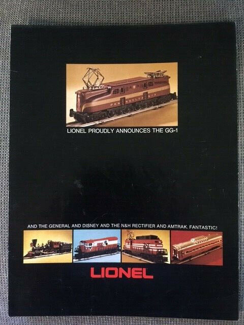 Vintage 1976 Lionel Catalog- GG-1, The General, Disney, N&H Rectifier & Amtrak