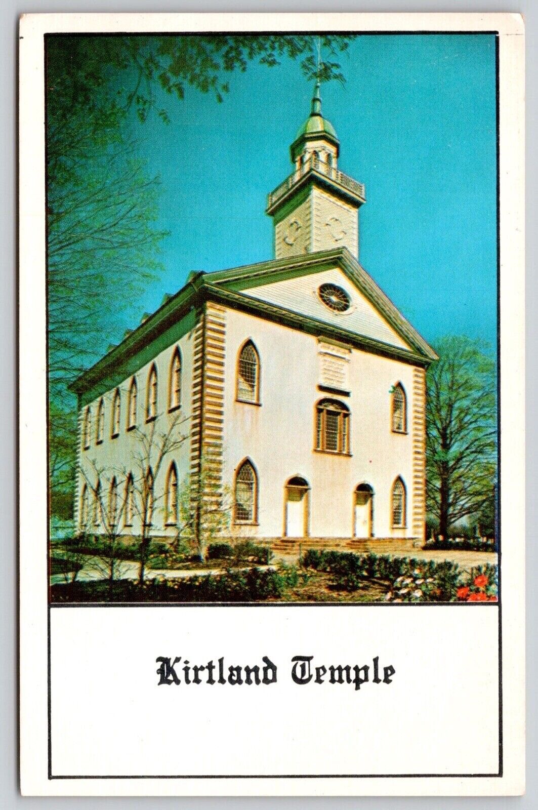 Kirtland Temple Willoughby Ohio Latter Day Saints Church Chapel Vintage Postcard