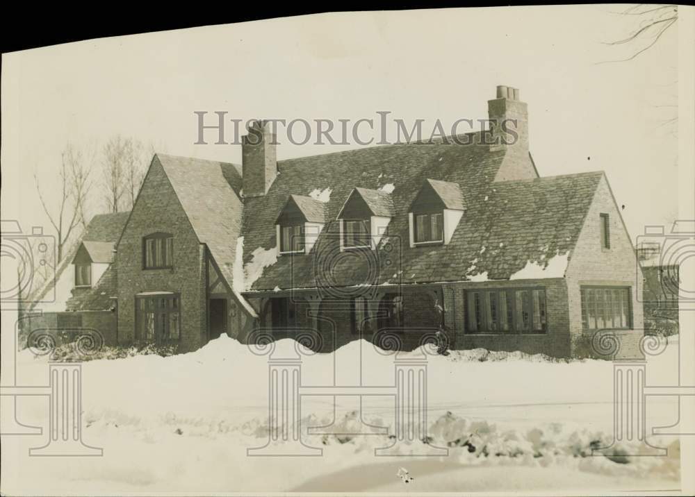 1929 Press Photo Jack Sharkey's home in Chestnut Hill, Massachusetts - nei31323