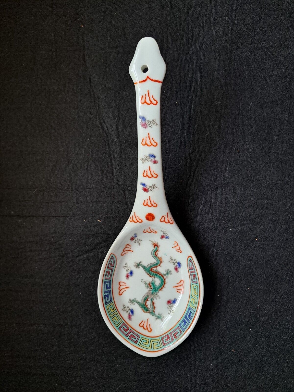 Authentic Chinese Porcelain Spoon Rest