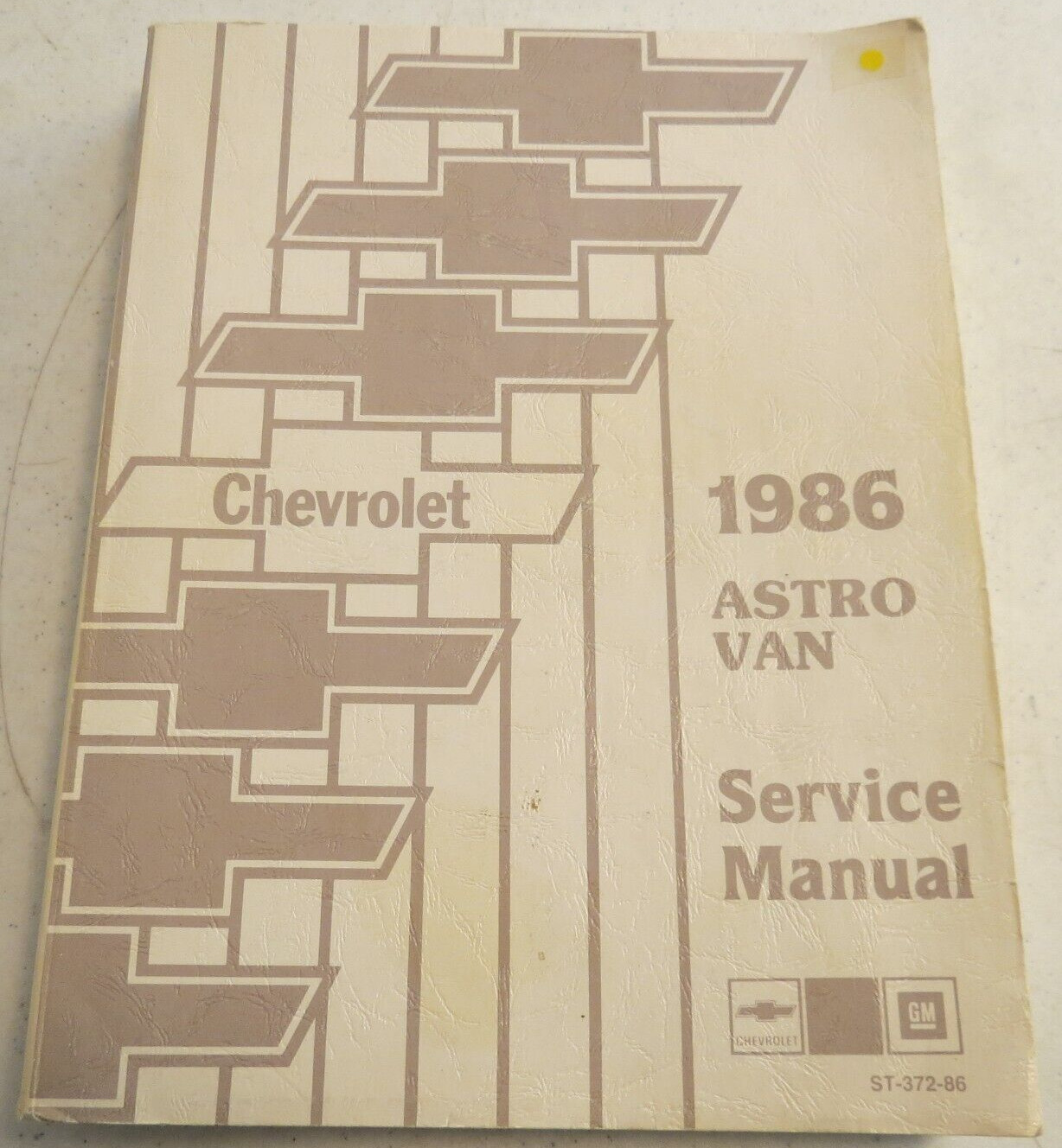 1986 CHEVROLET ASTRO VAN FACTORY SERVICE / SHOP MANUAL Car Auto Repair