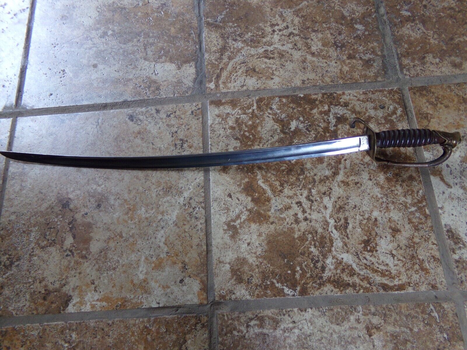 Civil War Frankenstein Sword Rare Shelbe and Fisher Shortened Blade No Scabbard