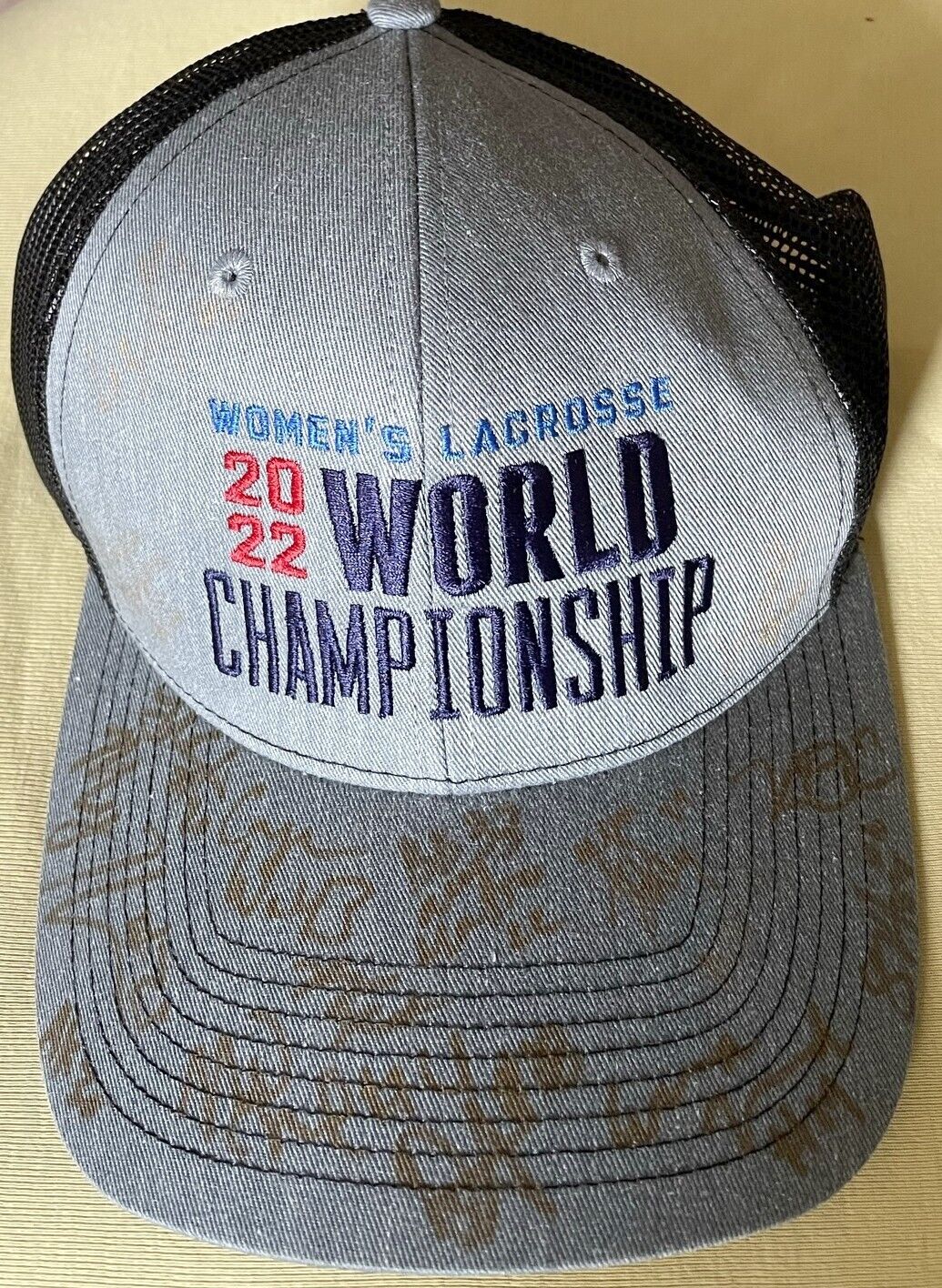 2022 Team USA Women's Lacrosse World Championship signed cap hat Taylor Cummings