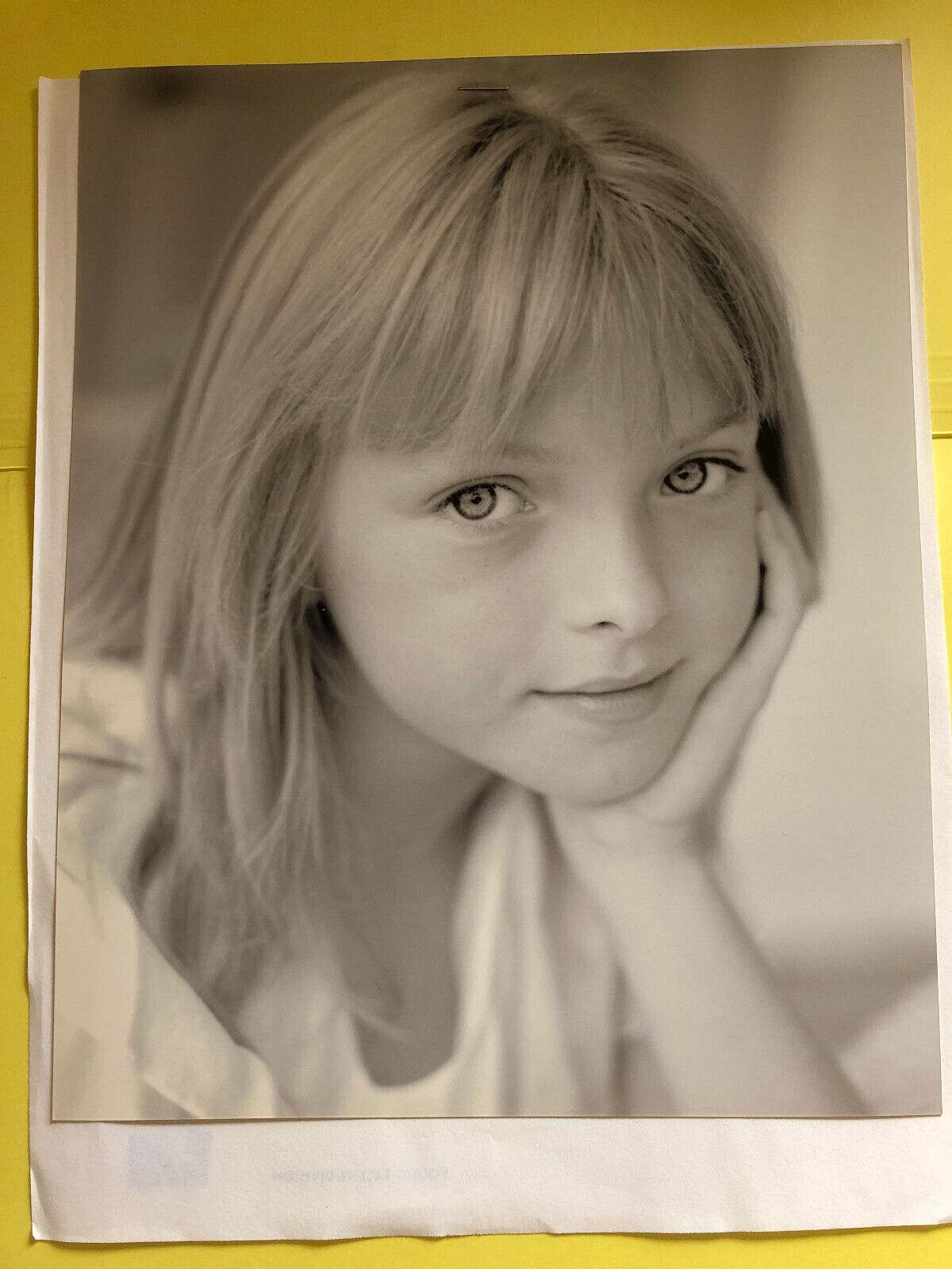 Francesca Fisher Eastwood , original talent agency headshot photo with credits