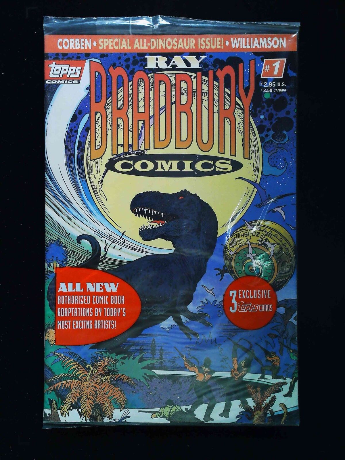Ray Bradbury Comics #1P  Topps Comics 1993 Nm-  Variant Cover