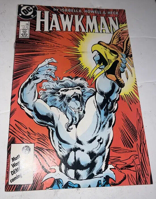 DC Comics Hawkman #5 Comic Book By Isabella Howell & Heck December 1986
