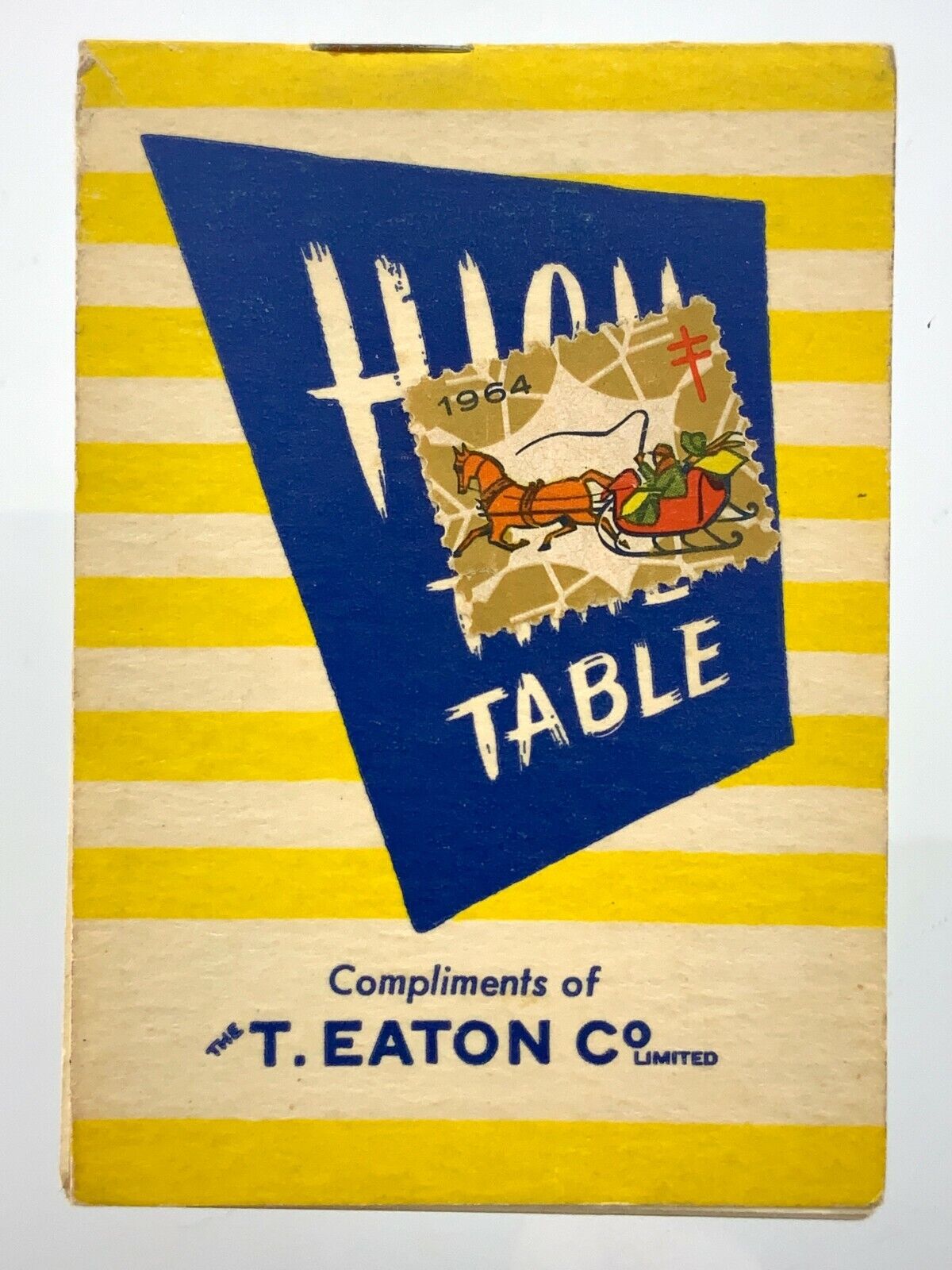 1964 Eaton\'s Canada High Time Table Booklet Canadian Department Store U800