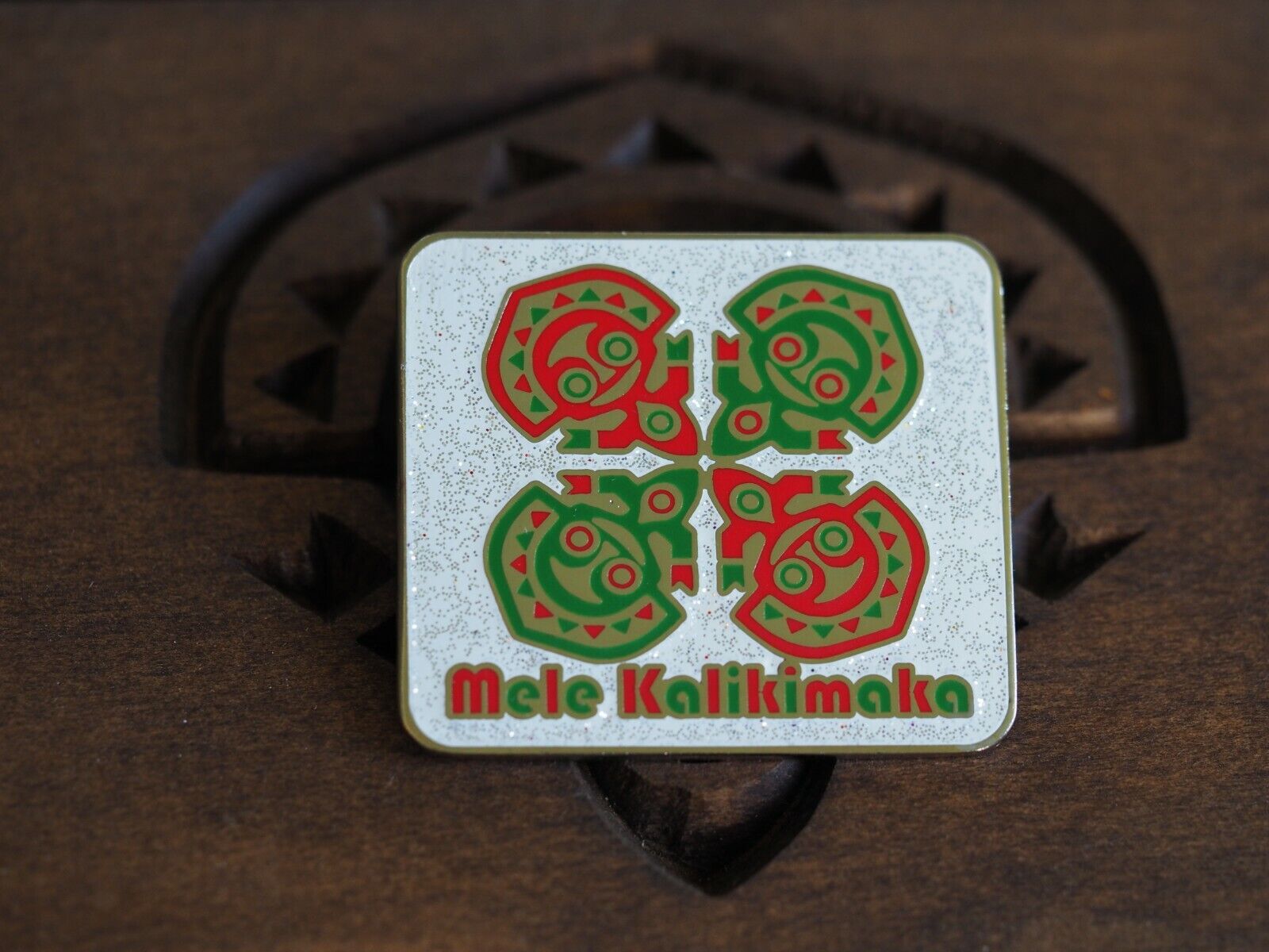 Trader Sam's - Mele Kalikimaka - Fantasy Pin - Disney Polynesian - LE 100 White