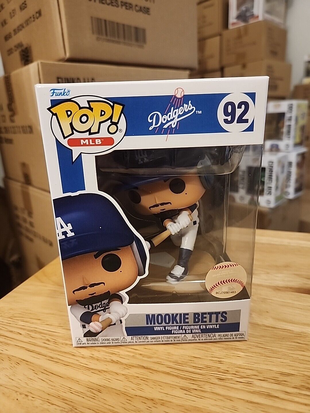 Mookie Betts (Los Angeles Dodgers) MLB Funko Pop Series 7