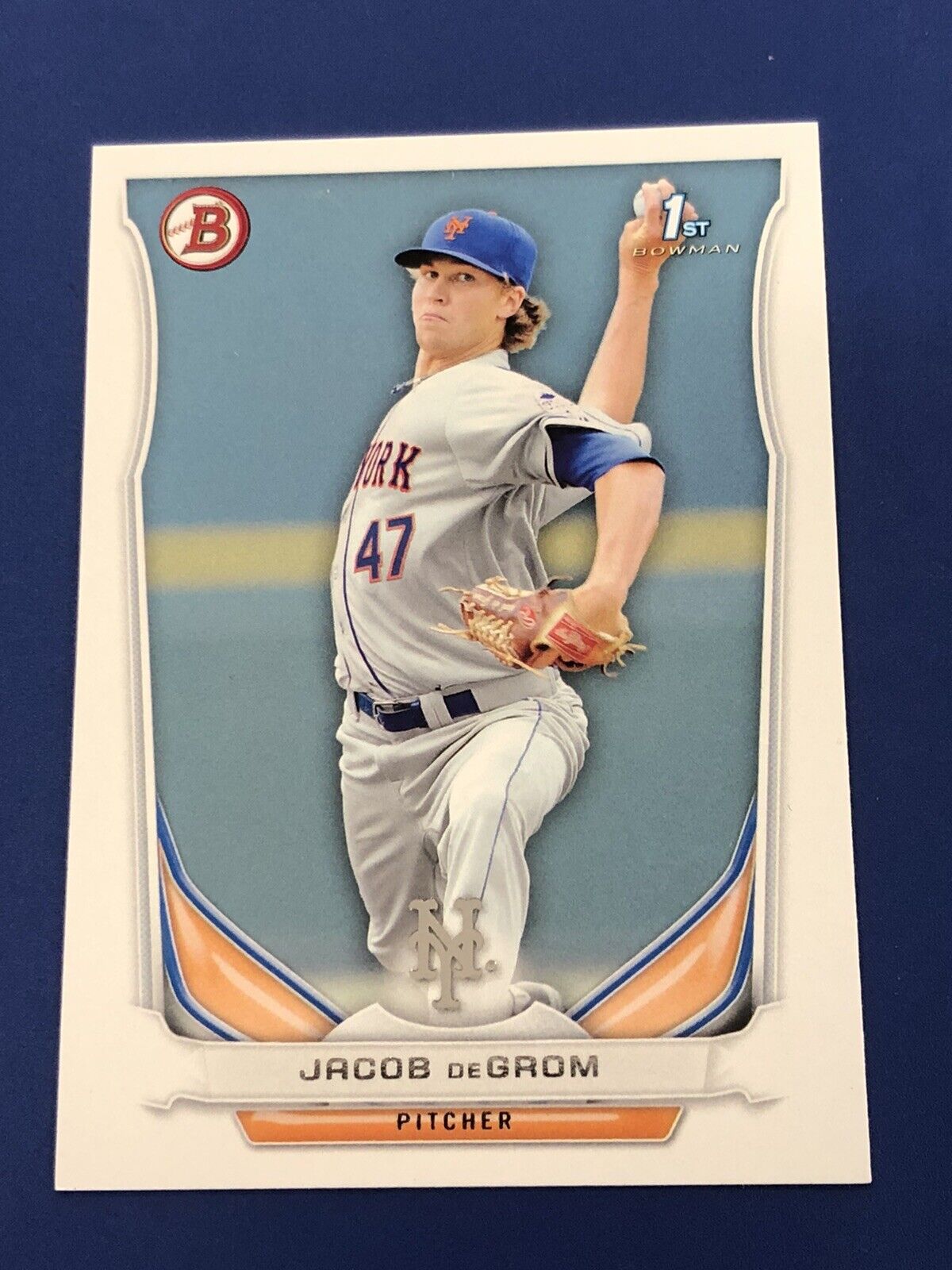 2014 1st Bowman Jacob DeGrom BP73 RC New York Mets 