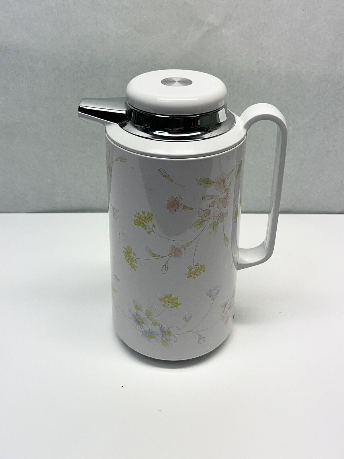 Vintage Corning Ware Corning Thermique 1 Quart Carafe Pitcher Floral - Pre Owned