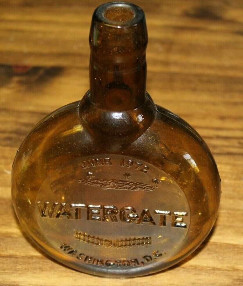 Clevenger Brothers amber Watergate decanter VERY RARE