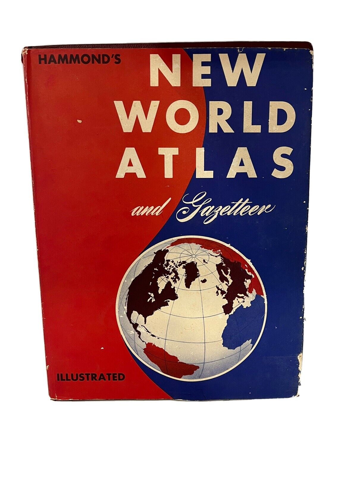1955 Hammond’s New World Atlas and Gazetteer Book