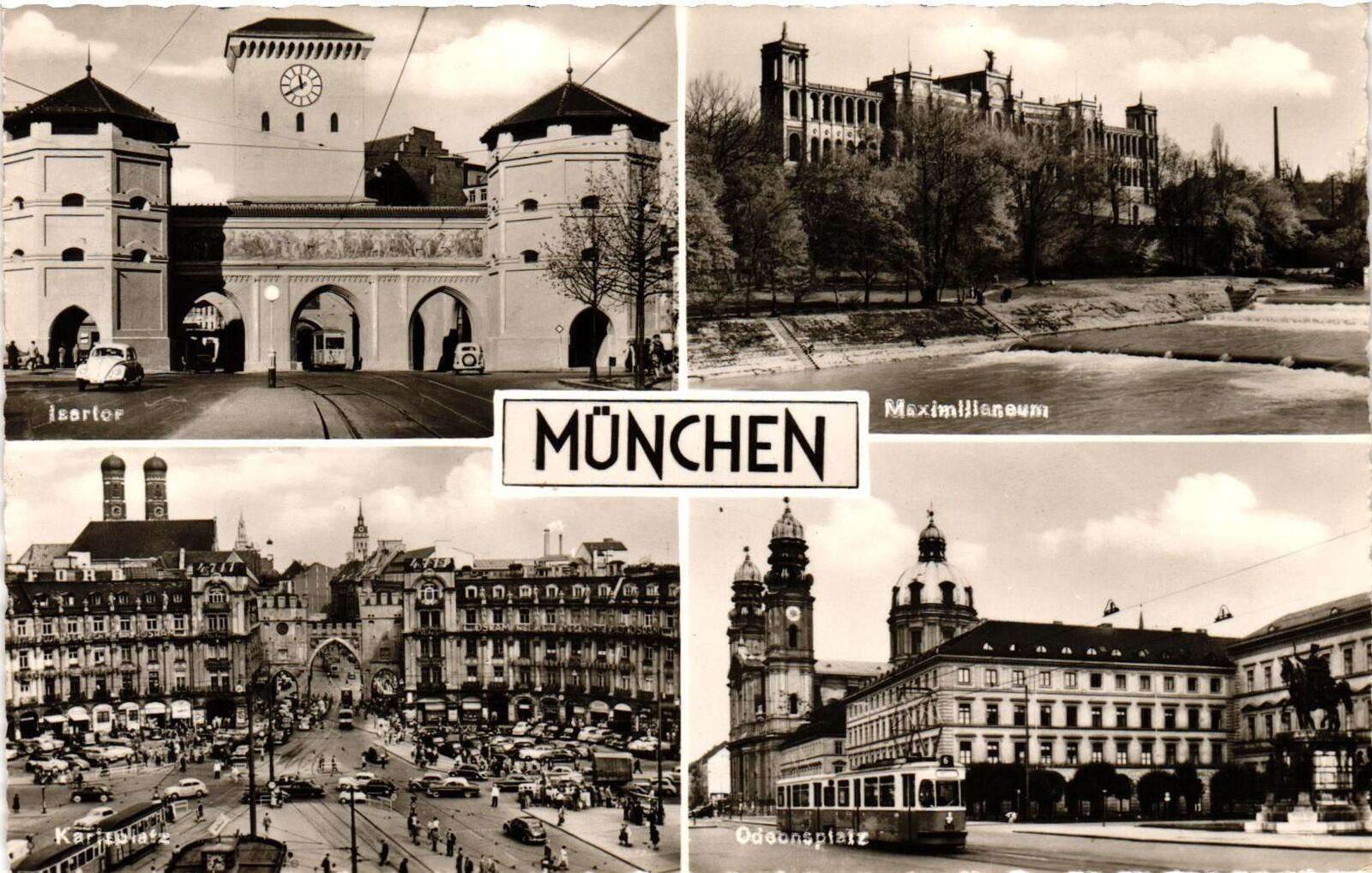 Vintage Postcard RPPC- Attractions, Munchen 1900s