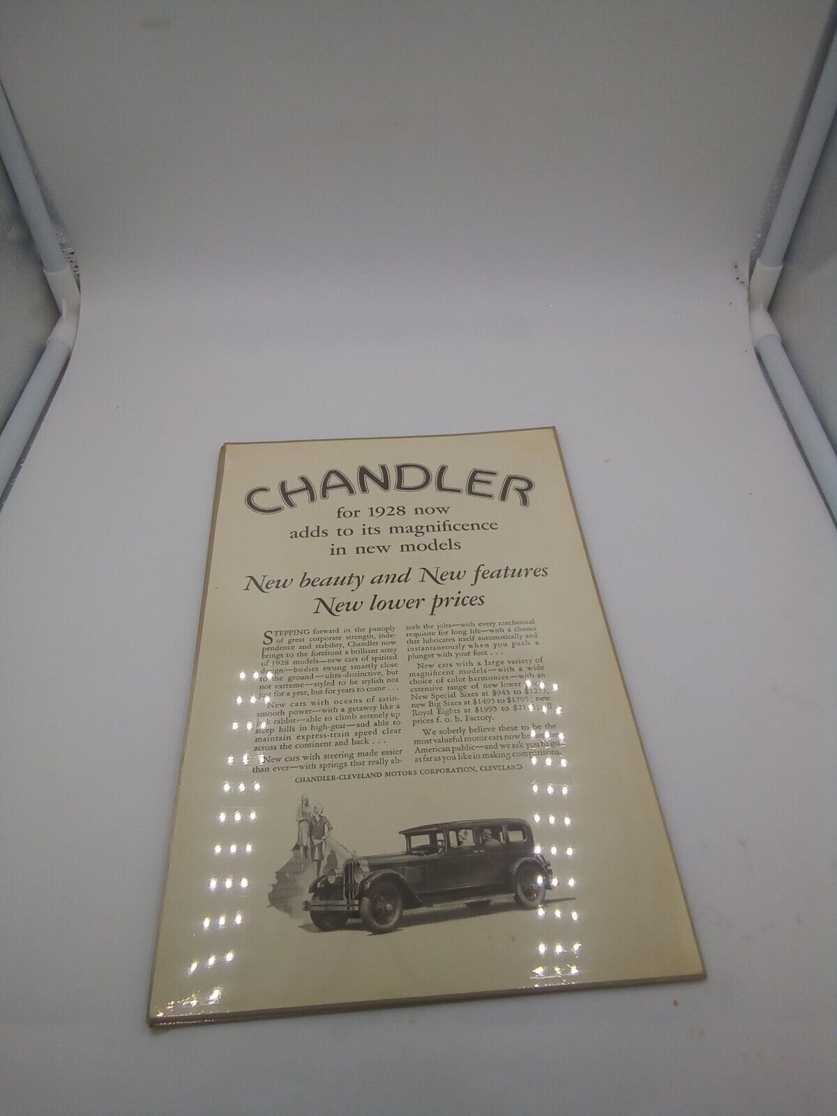 Chandler For 1928 Now Adds To Magnificence In New  Models Article