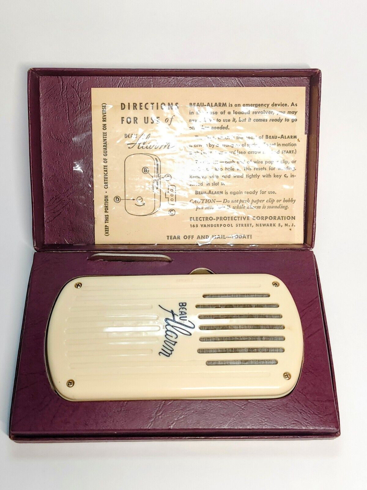Beau Alarm comes with Box and Instructions Vintage Alarm 