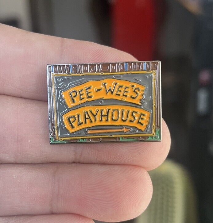 Pee Wee’s Playhouse Enamel Pin Retro 80s 90s Paul Reubens TV movies Cinema Films