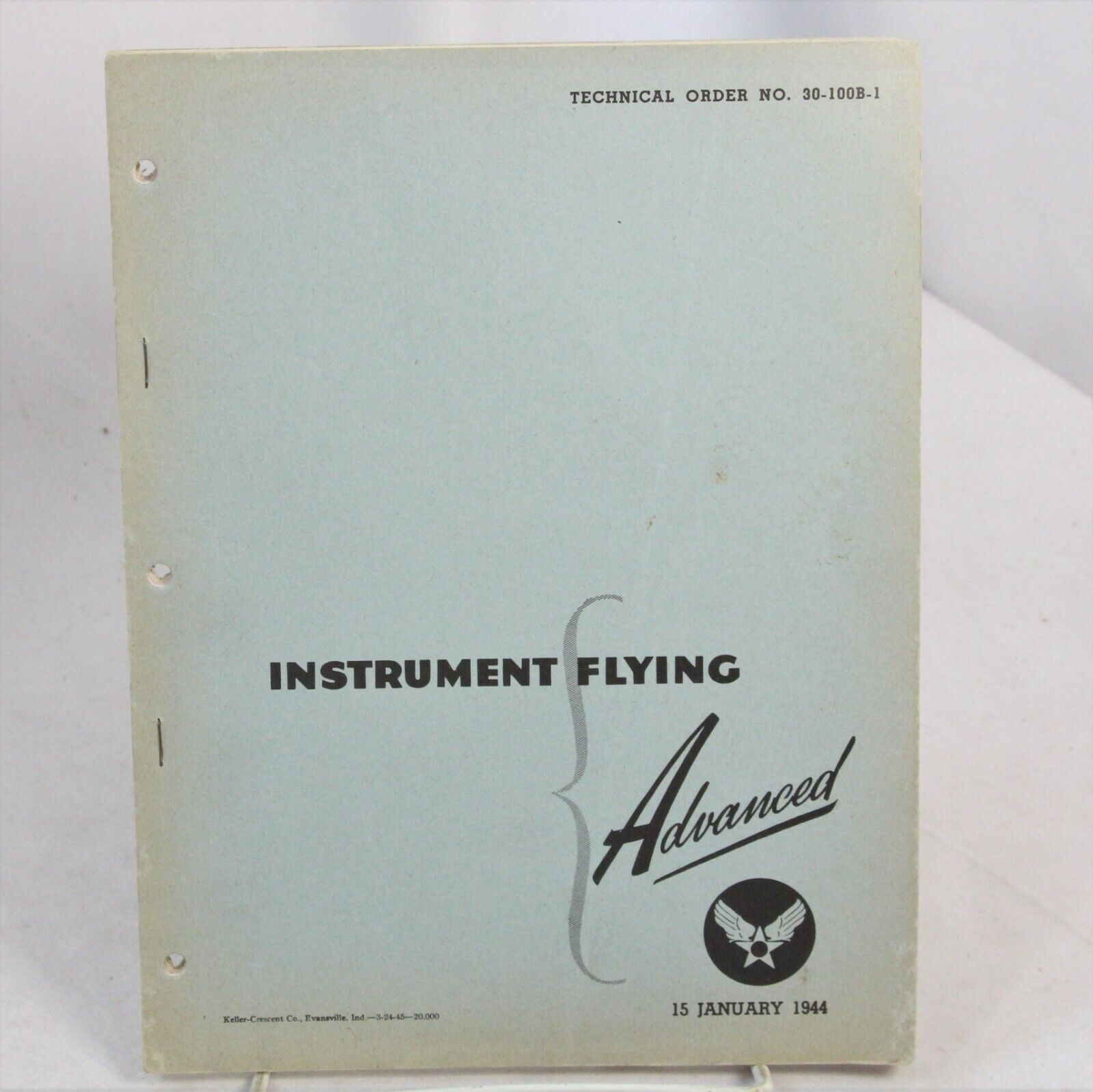 Army Air Force 1944 Instrument Flying Advanced Radio Aids Restricted Technical 