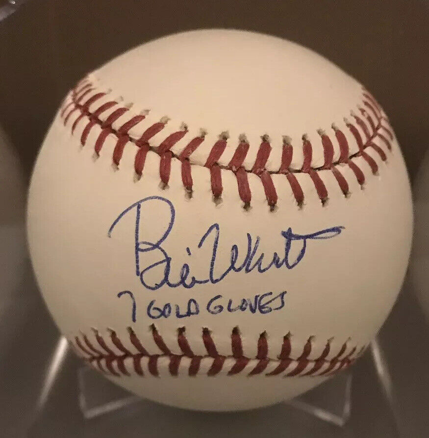 Bill White “7 Gold Gloves” Signed Official Major League Baseball PSA/ DNA