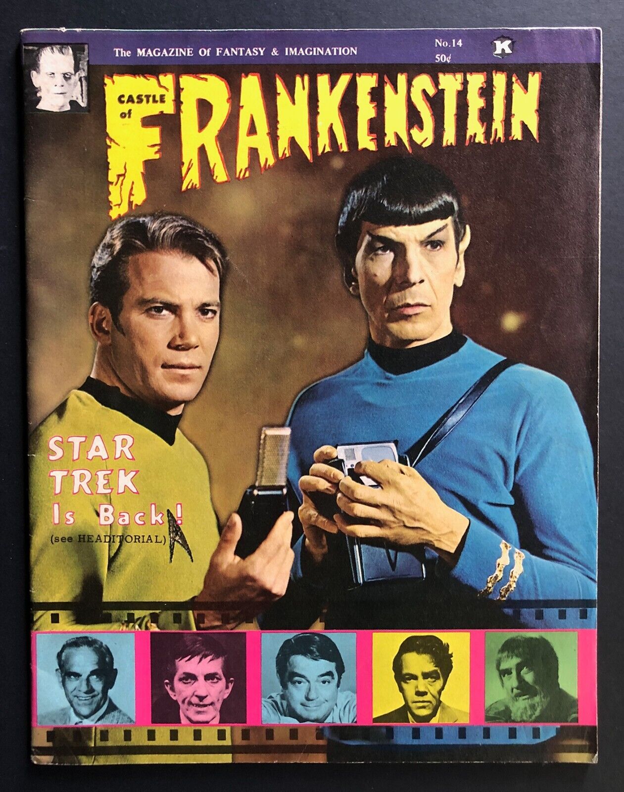 Castle of Frankenstein Magazine 14 1969 FN+ Star Trek Ray Bradbury Interview