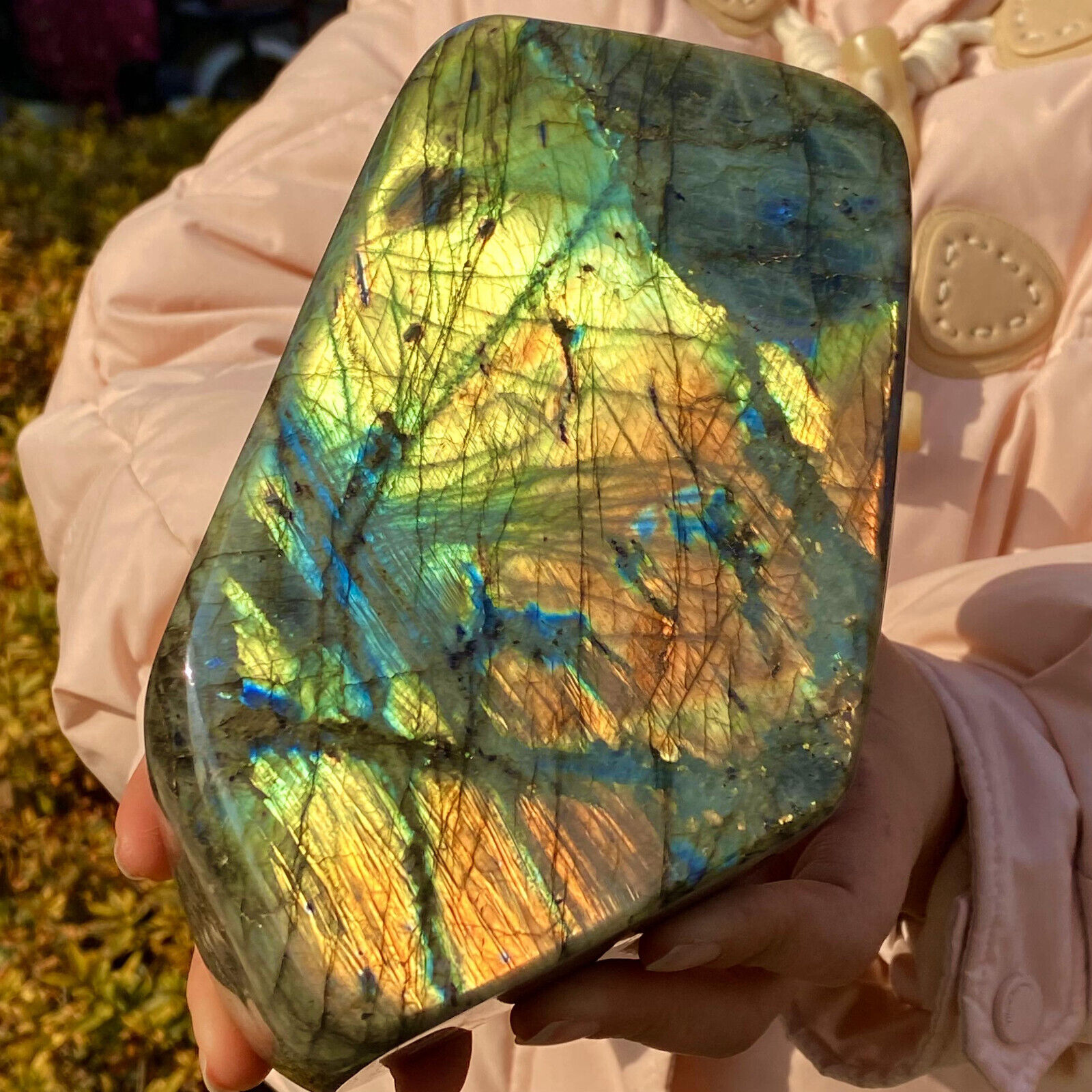 4.98LB Natural gorgeous elongated stone Madagascar crystal healing stone