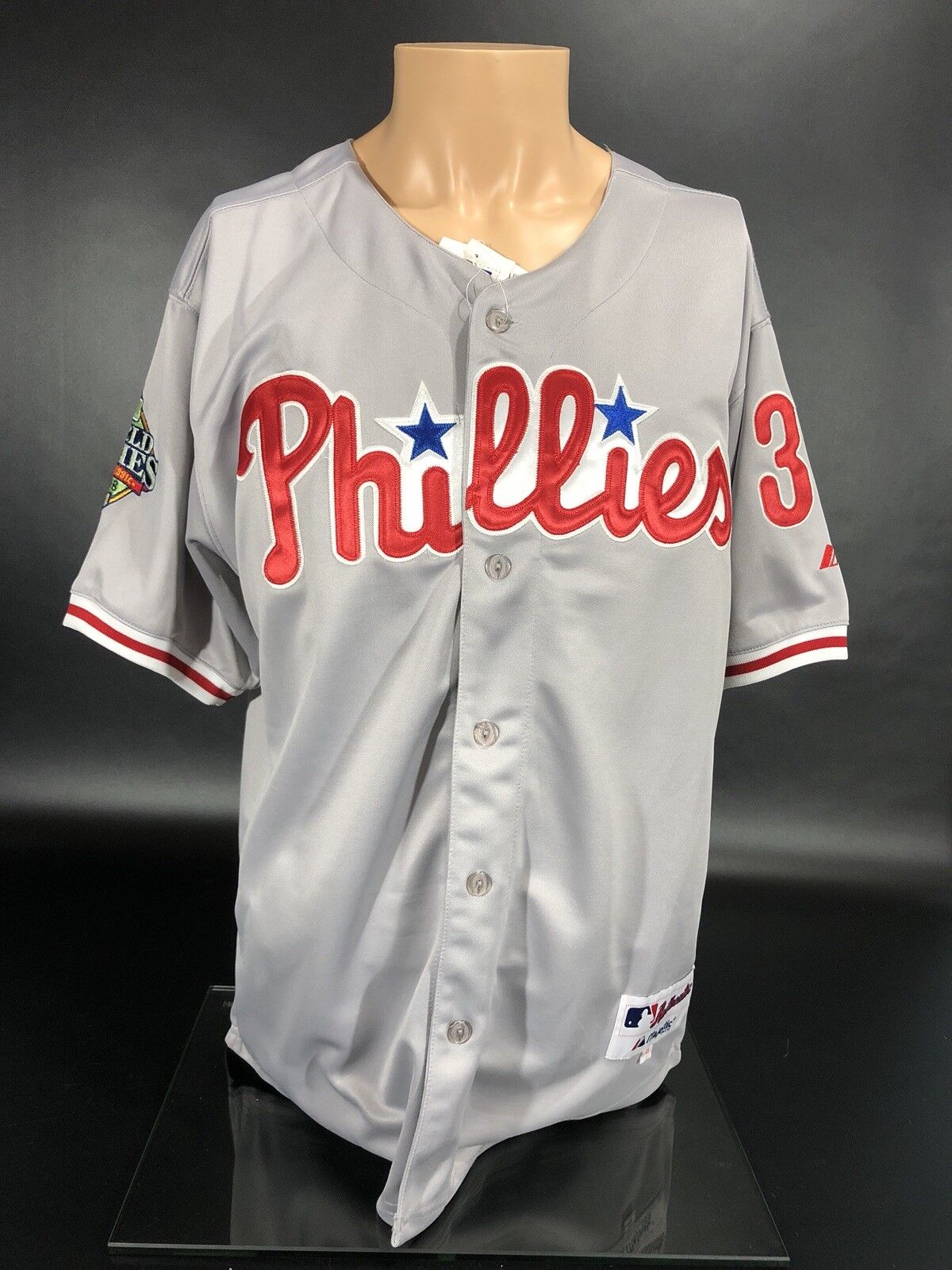NWT Majestic Authentic Philadelphia Phillies COLE HAMELS 08 World Series Jersey