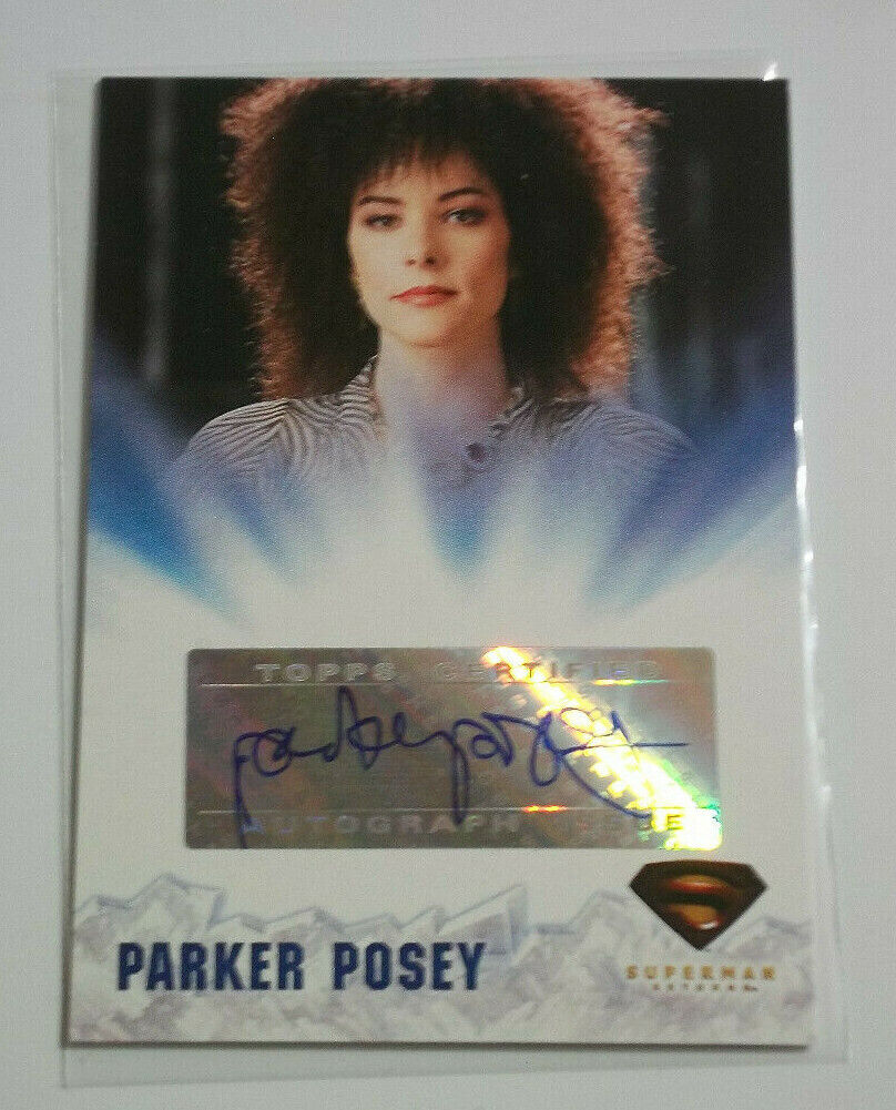 2006 Topps Superman Returns Parker Posey as Kitty Kowalski Autograph Card
