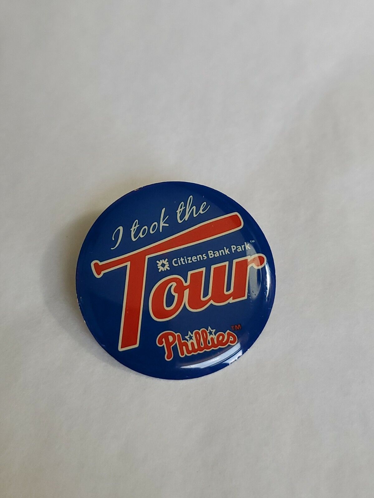 I Took the Phillies Tour Lapel Pin MLB Baseball Citizens Bank Park Philadelphia