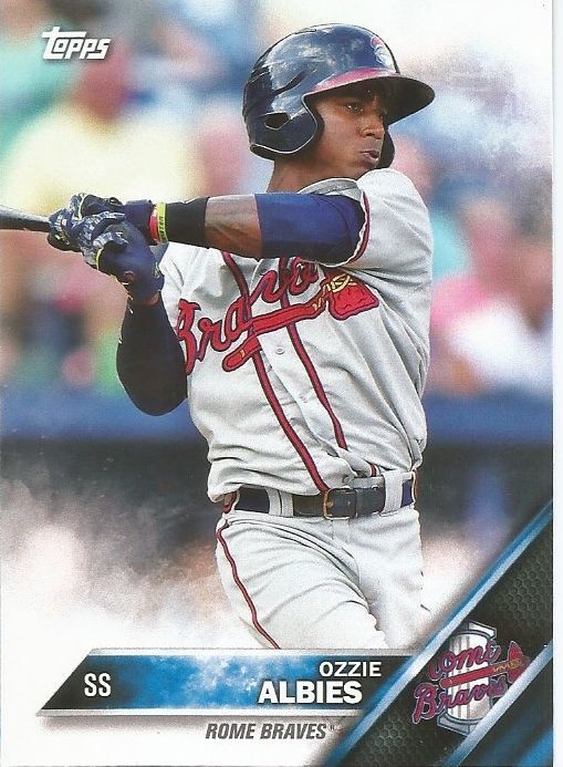Ozzie Albies 2016 Topps Pro Debut RC rookie card 124