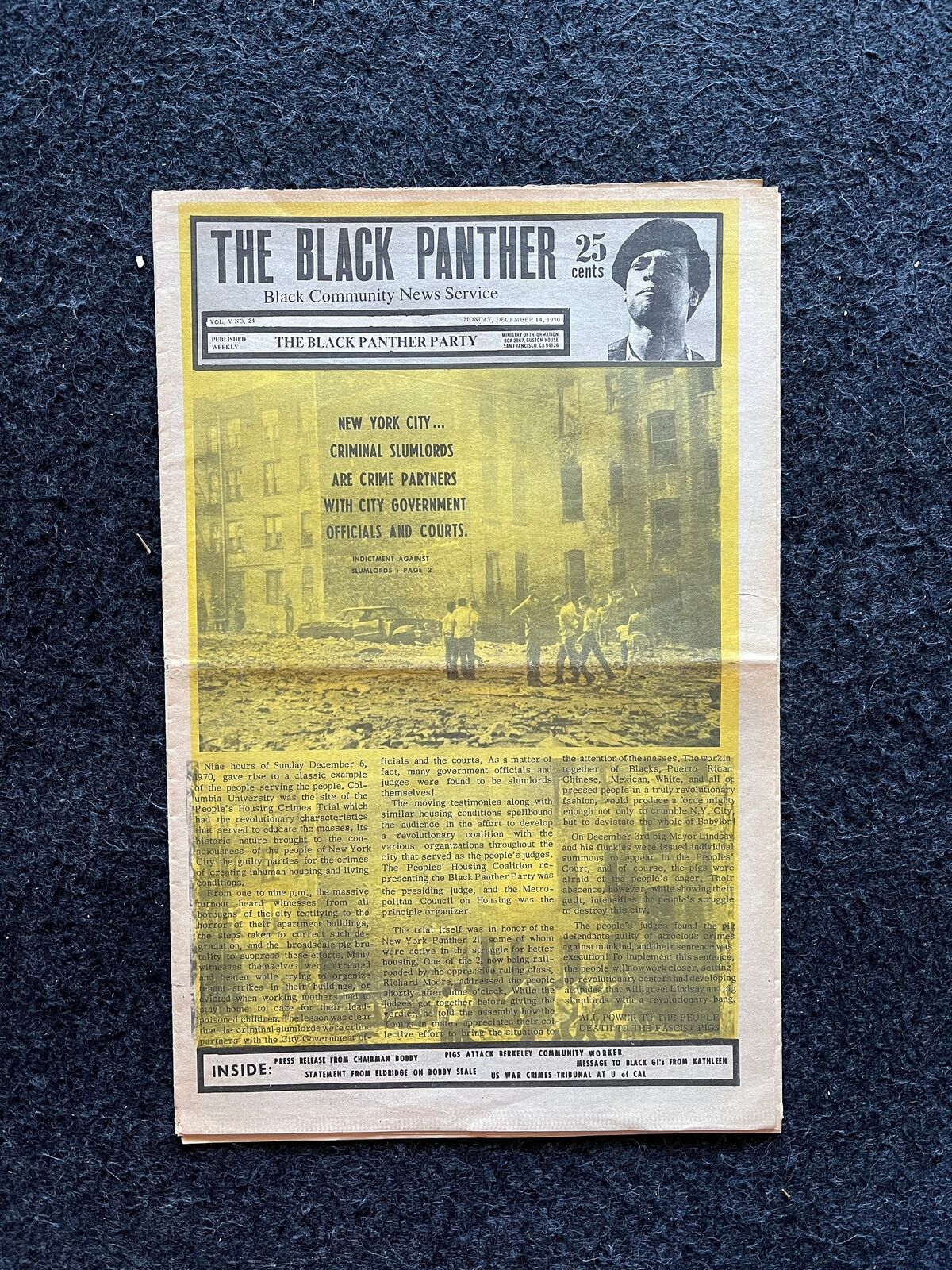 1970 NYC Ghetto Black Panther Political Party, Black Excellence, Civil Rights M
