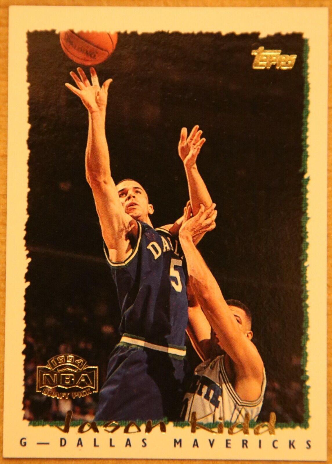 1994-95 Topps Jason Kidd Rookie Card #371 Draft Pick Dallas Mavericks