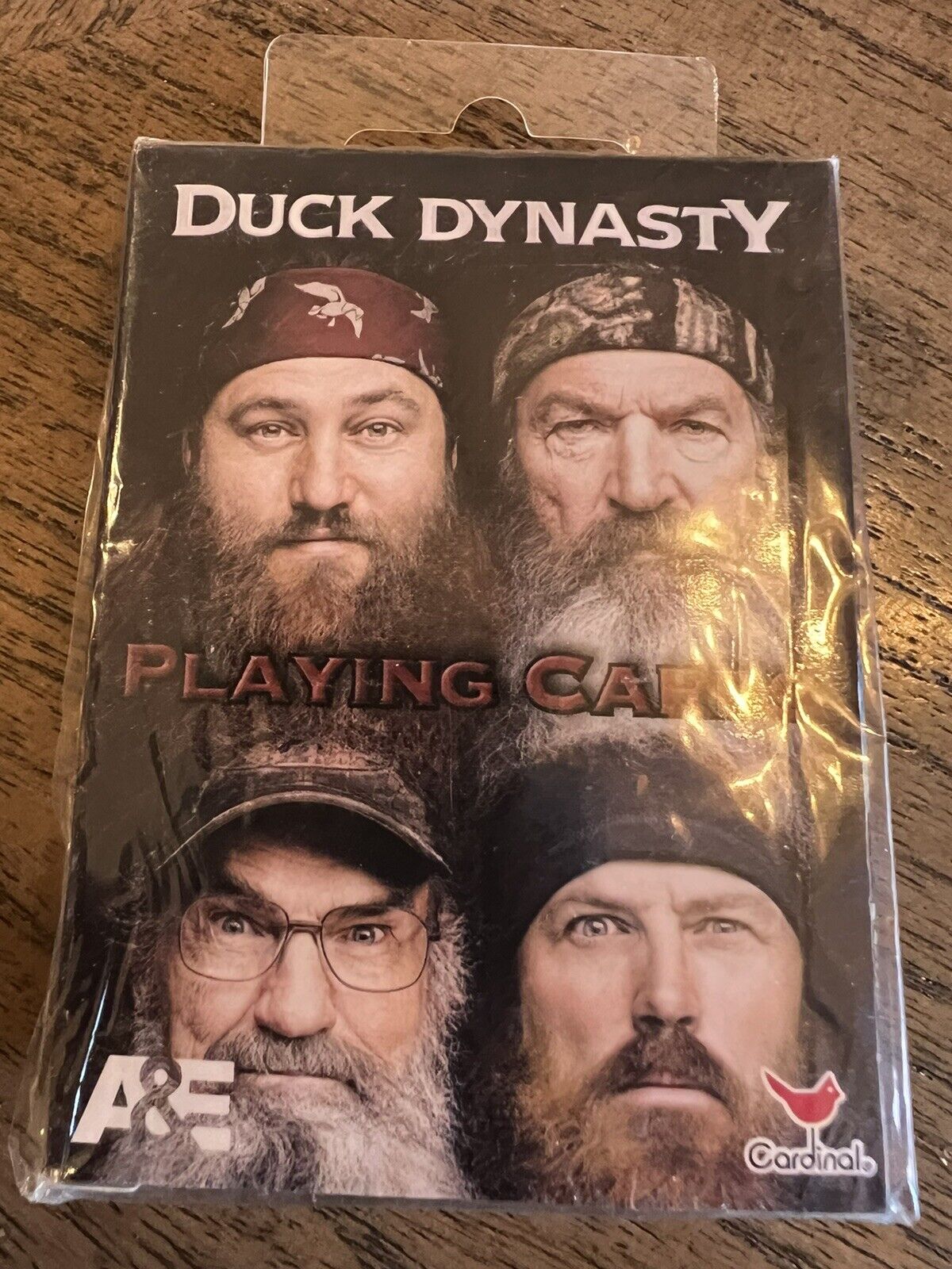 Duck Dynasty Playing Cards Cardinal A&E Duck Commander New Sealed Box, Cardinal