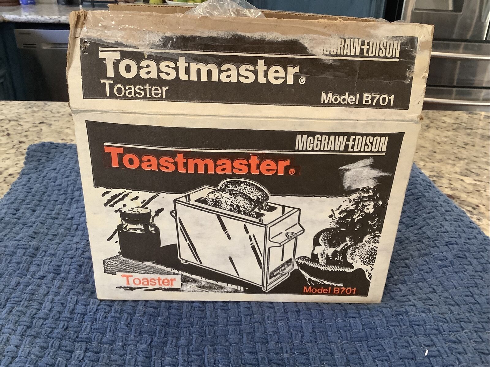 Vintage Rare McGraw Edison 80's Toastmaster B701 - New Open Box