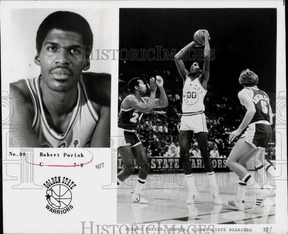 1977 Press Photo Golden State Warriors basketball player Robert Parish