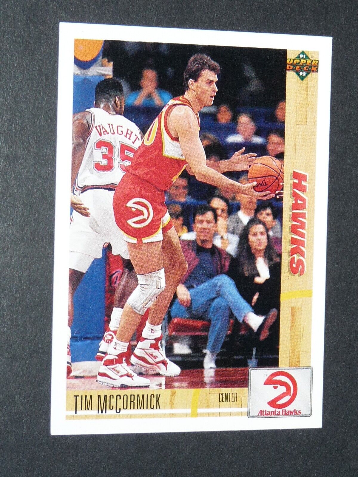 #386 TIM McCORMICK ATLANTA HAWKS 1991-1992 NBA USA BASKETBALL UPPER DECK CARD