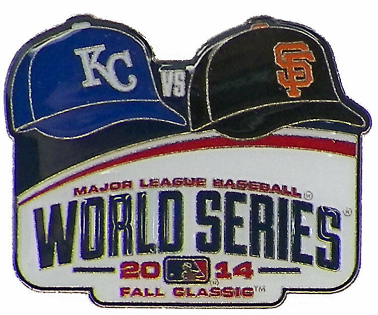 Official 2014 MLB World Series Pin San Francisco Giants vs Kansas City Royals